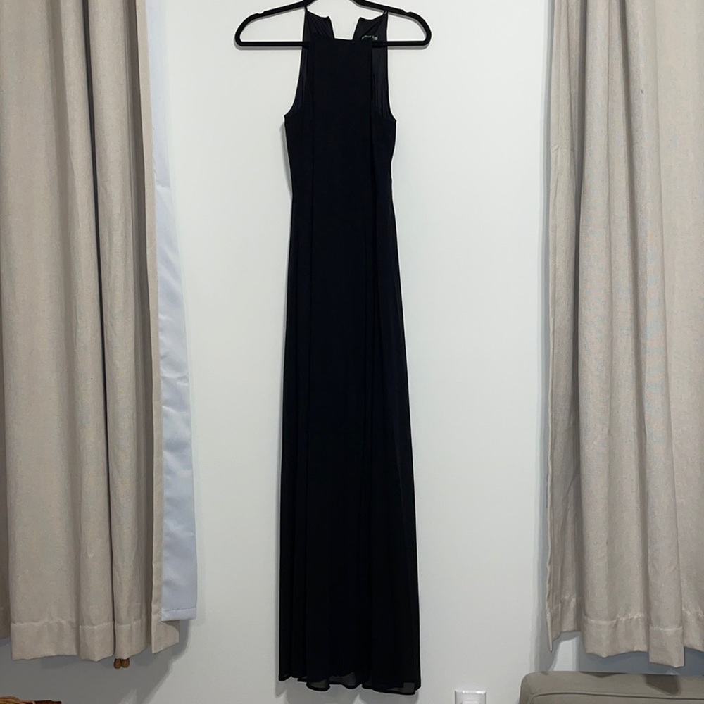 Express High Low See Through Double Slit Dress